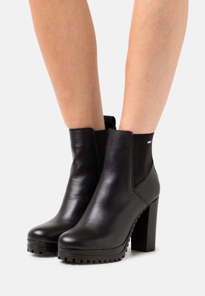 Bottines à Plateforme Noir Gabor | Exclusif